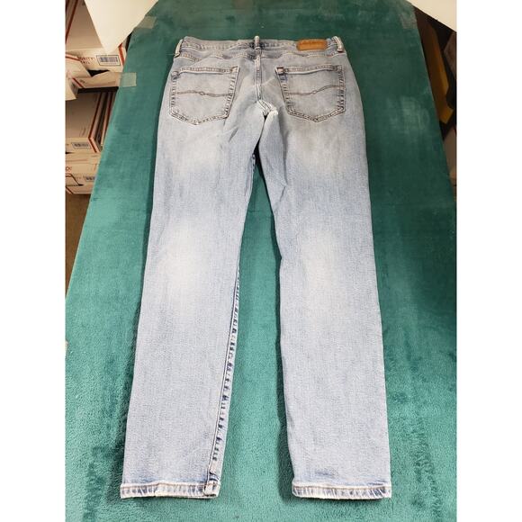 Lucky Brand Jeans Size 32x32 Mens Blue Pants Stretch Denim 411 Athletic Taper - Picture 13 of 16